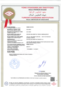 İSTANBUL TSE Helal sertifikası